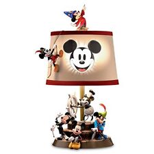 Bradford Exchange Disney Mickey Mouse Through The Years Table Lamp Fabric Shade picture