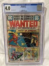 Wanted #1 (July-August 1972, DC Comics) Rare, CGC Graded (4.0) picture