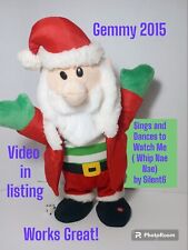 Gemmy Santa Dancing Rapping SInging Watch Me Whip Xmas Electronic 12