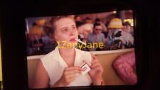 3009 vintage 35MM SLIDE photo WOMAN WITH CIGARETTE AND BOOK OF MATCHES picture
