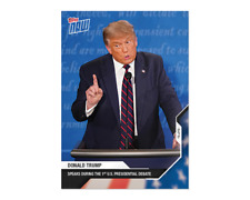 2020 TOPPS NOW USA ELECTION #3 DONALD TRUMP SPEAKS AT 1ST PRESIDENTIAL DEBATE picture