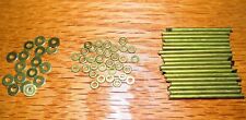 Vintage Straight Razor Repair Kit 8 Sets of BRASS Pins Washers & Pivot Washers picture