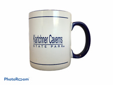 M Ware Kartchner Caverns State Park Coffee Cup Mug Blue White  picture