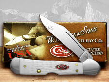 Case xx Sparxx Mini Copperlock Knife Jigged White Delrin Pocket 60185 picture