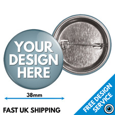 38mm Custom Badges • Personalised Printed Badge • Hen Stag Promotional Button picture