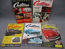 Vintage  Customs Illustrated Hot Rod Little Pages Lot Of 5 1958-60 picture