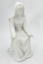1986 Enesco Nativity Mary  White Bisque  Nativity Replacement Christmas Figure picture
