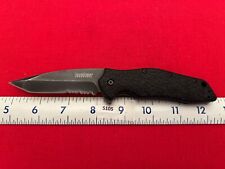 Kershaw 1835TBLKST Assisted Open Speedsafe Combo Blade Knife picture