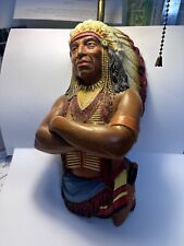 Bossons chalkware head Indian Chief picture