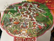 1975 Six Flags Over Mid America Park Map St Louis picture