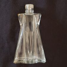 Charbert Glass Perfume Bottle Art Deco Design w/ screw top NO FINIAL TOP Vintage picture