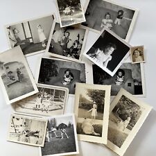 Vintage Antique Snapshot Photograph Lot Of 14 Adorable Children Everyday Life picture