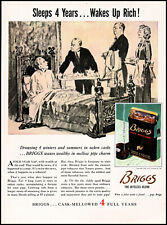 1937 Briggs Pipe Tobacco A Four Year Nap Wake Up Rich retro art print ad LA18 picture
