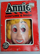 Vintage Ben Cooper Little Orphan Annie Costume Mask and Costume Sz M With Box picture