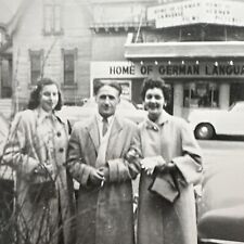 VINTAGE PHOTO 1953 Milwaukee, German Language Theater, Film, ORIGINAL SNAPSHOT picture
