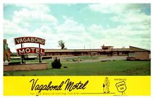 Waterloo/Cedar Rapids IA Iowa Vagabond Motel Street View Chrome Postcard picture