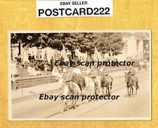 CT Willimantic 1931 vintage RPPC postcard VFW PARADE MAIN ST CONN picture