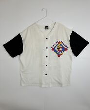 VTG Disney Team Mickey Mouse Baseball Jersey Shirt Adult 1X Mickey Sport Friends picture