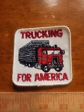 Vintage Trucking For America Patch  picture