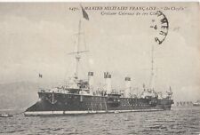 CPA 50 NAVY MILITARY CRUISER DU CHAYLA in CHERBOURG 1933 picture