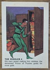 1966 Batman Weeties & Rice Krinkles Card - The Riddler 4 - Scarce picture