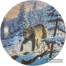Knowles “The Lynx” Great Cats of America Plate, 1989, Plate # 13019- A picture