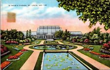 Postcard Missouri St. Louis Shaw's Garden Linen c1940's Vintage MO Unposted picture