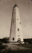 Bald Head Island Lighthouse Southport North Carolina 1885, NC Light --- Postcard picture