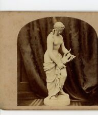 Sappho by Theed - Statue Sculpture Stereoview picture