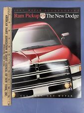 Vintage 1997 Mopar Accessories Ram Pick Up Dealership Brochure Dodge picture