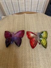 2 Plastic/acrylic Butterflies picture