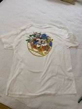 Disney Christmas Shirt - Vintage Mickey & Friends Sled Sleigh - Medium Med XL picture