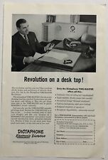 Vintage 1949 Original Print Ad Full Page - Dictaphone Electronic Dictation picture