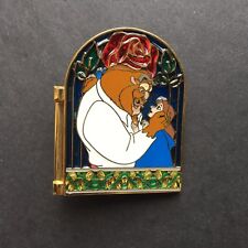 WDW - Beauty & the Beast 10th Anniversary Hinged Stained Glass Disney Pin 8125 picture
