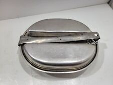 Original WWII U.S. Army Meat Can Mess Kit Stainless Steel M.A Co 1944 picture