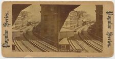 NEW YORK CITY SV - Elevated Railroad - Popular Series - 1880s picture