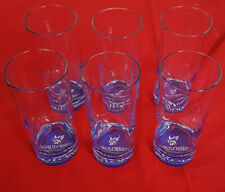 Gauloises Blondes Cigarettes. Set of 6 Highball Glasses. Mint Condition. Unusual picture