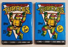 1990 Topps Teenage Mutant Ninja Turtles Series 2 Lot of 2(Two) Unopened Packs-*v picture