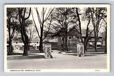 Granville OH-Ohio, Granville Inn, Advertising, Antique Vintage c1935 Postcard picture