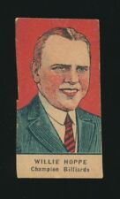 1921 W551 Athletes Strip Cards -WILLIE HOPPE (Billiard Champion)  picture