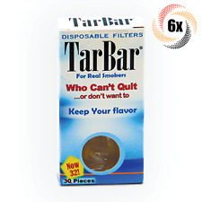 6x Packs TarBar Cigarette Disposable Filters | 32 Per Pack | Fast Shipping picture