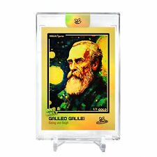 GALILEO GALILEI Going van Gogh Card 2023 GleeBeeCo #GLGN-G Encased Holo GOLD 1/1 picture