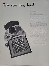1942 Comptometers Felt & Tarrant Manufacturing Fortune WW2 Print Ad Q3 Chess picture