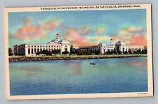 Cambridge Massachusetts MA Institute Of Technology Charles River Postcard 1935 picture