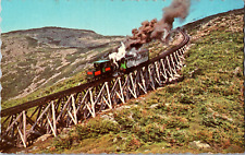 Vintage C 1960's Mt. Washington COG Railway Train White Mountain NH CA Postcard picture
