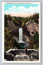 Ithaca NY-New York, Taughannock Falls, Antique Vintage Souvenir Postcard picture