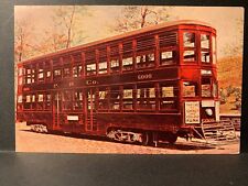 Postcard Pittsburgh PA - Pittsburgh Railway Company Double Decker Car picture