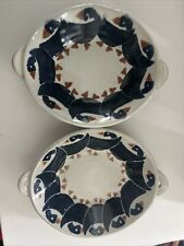 Handmade Ceramic Goose Dish Set of 2 Farmhouse Geese Scandinavian picture