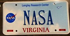 Virginia Personalized Vanity License Plate Va Tag NASA Space CIA  Man Cave Sign picture