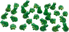 30 Pcs Resin Mini Frogs Green Frog Miniature Figurines Animals Model Fairy picture